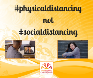 #physicaldistancing not #socialdistancing